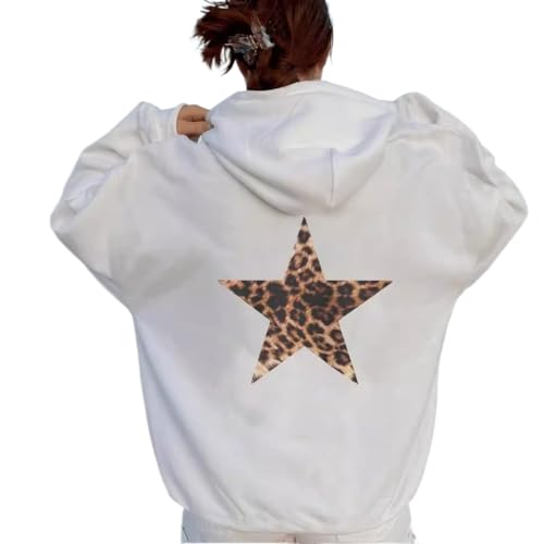 Amazon.com: heyheyshine Star Graphic Hoodies Oversized Y2k